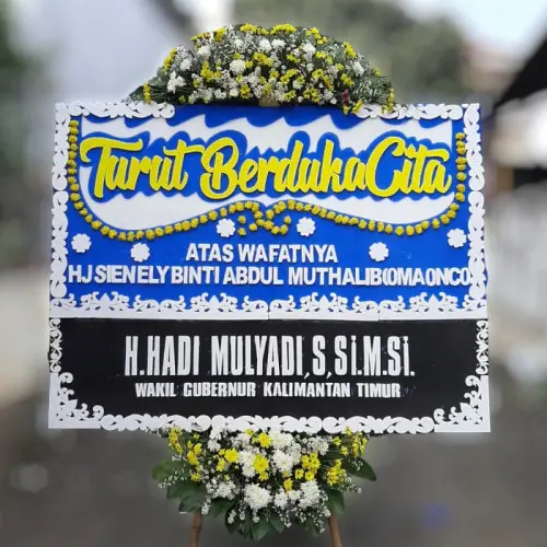 Karangan Bunga Duka Cita Purwaharja